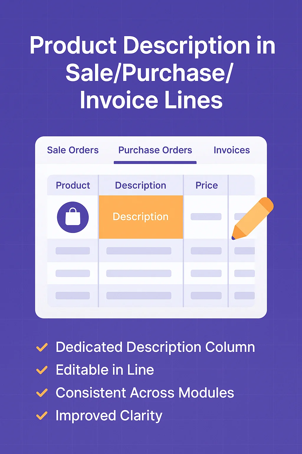 Product Description in Separate Column cover